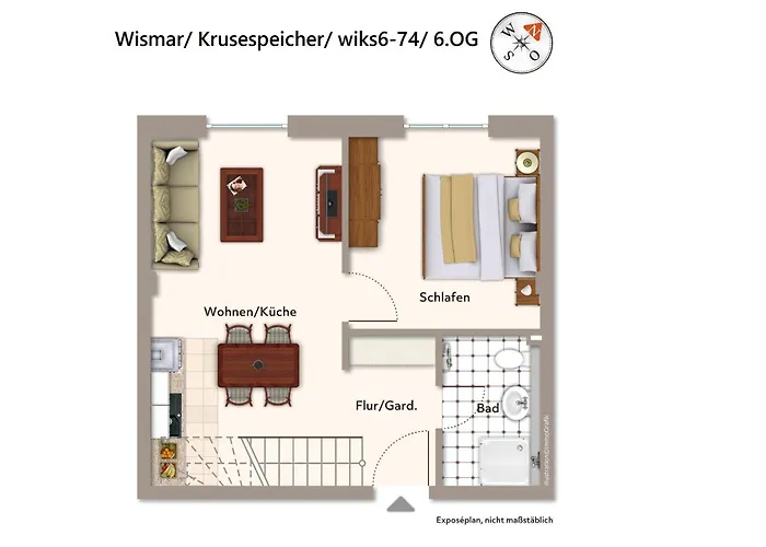 Krusespeicher Krusespeicher 6-74 公寓 *